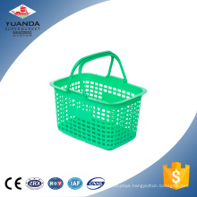 Manufacturer Supermarket Launday Circular Flat Handle Shopping Basket